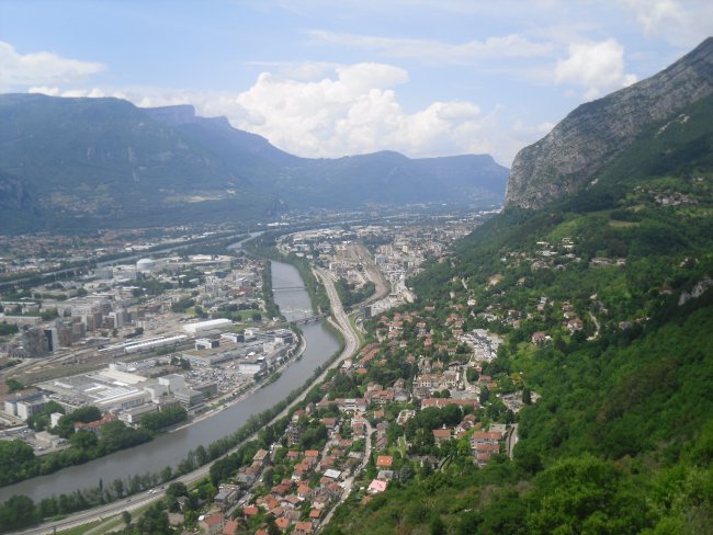 Vue sur Grenoble